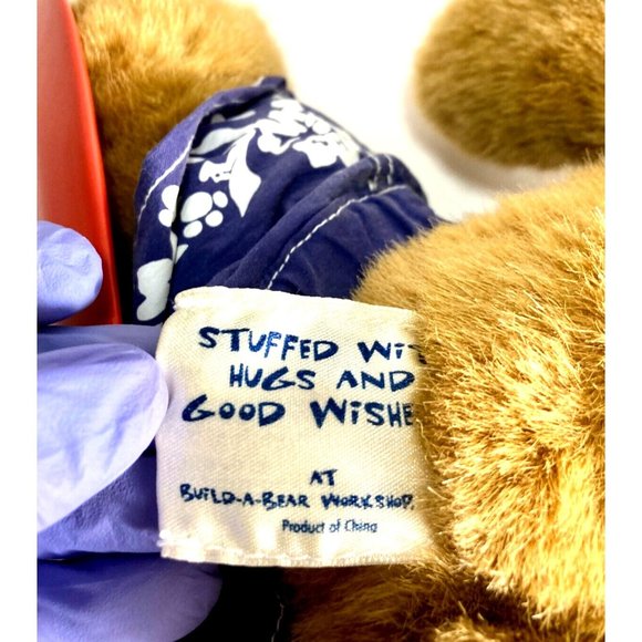 Surf Club Teddy Bear Build-A-Bear Brown Swim Shorts Stuffed Animal Plush PA-9859 - Picture 9 of 12